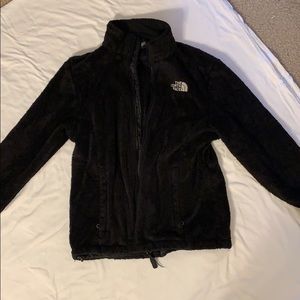 Black north face zip up